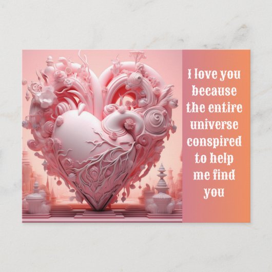 Love you  feestdagenkaart (Voorkant)