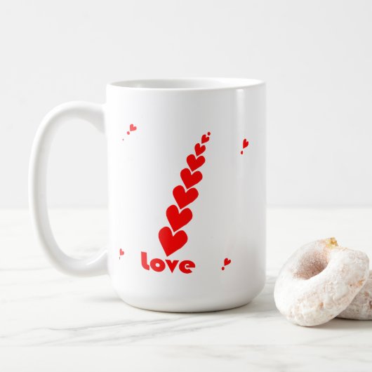 Love you  forever Valentine day  Coffee & Tea Mug (Avec donut)