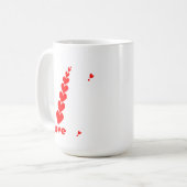 Love you  forever Valentine day  Coffee & Tea Mug (Devant gauche)