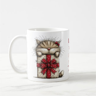 “Love You Fur-Ever” Cute Cat Gift Valentine Mug Koffiemok