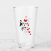 Love You Glass Cup Glas (Voorkant)