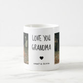 love You Grandma Photo Coffee Mok (Center)