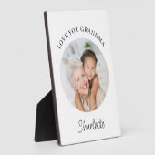 Love You Grandma Photo Fotoplaat (Zijkant)