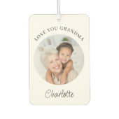 Love You Grandma Photo Luchtverfrisser (Voorkant)