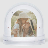 Love you grandma script custom photo collage  sneeuwbol (Achterkant)