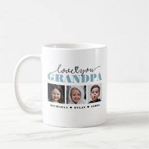 Love You Grandpa/Grampa/Other 3-Photo Koffiemok