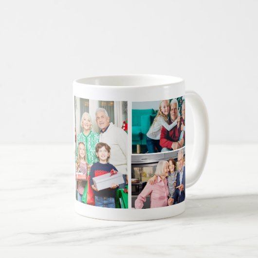 Love You Grandpa Mug |Two Photo Handwritten Coffee (Devant droit)