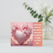 Love you Holiday Carte postale (Debout devant)