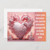 Love you Holiday Carte postale (Devant / Derrière)