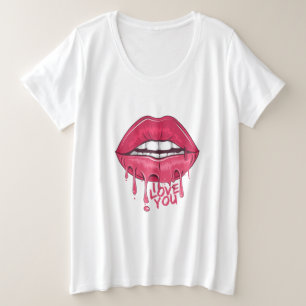 Love You Hot Rose Drips Lèvres femmes