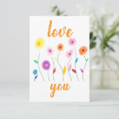 love you Invitation (Debout devant)