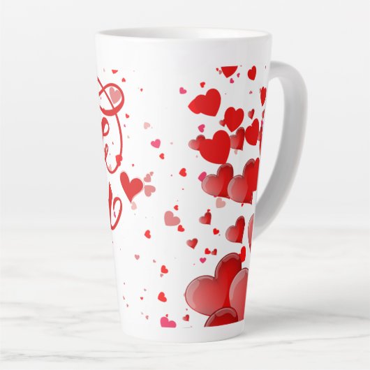 Love You Large Latte Mug (Angle droit)