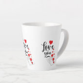 Love You Latte Mug Latte Mok (Rechterhoek)
