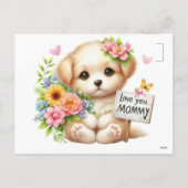 *"Love You Mama - een oprecht eerbetoon" Feestdagenkaart (Achterkant)