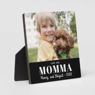 Love You Mama Photo Family Modern Keepsake Fotoplaat