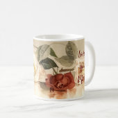 Love You Maman Rose Classic Mug Cup (Devant droit)