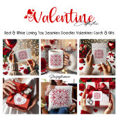 Love You manuscrit sans couture valentine Mug