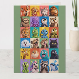 Love You Many Faces – Alleen voor jou wenskaart Kaart