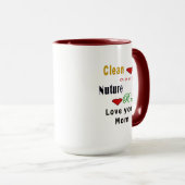 Love You Mom 2 tone Mug (Devant droit)