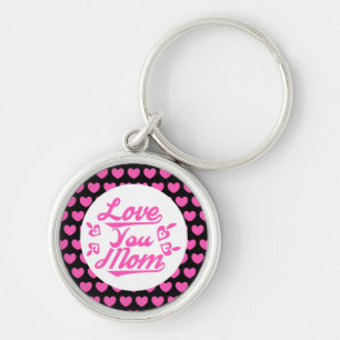 Love You Mom Moederdag Design-11096 Sleutelhanger