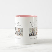 Love You Mom Photo Mug à café à deux tons (Centre)