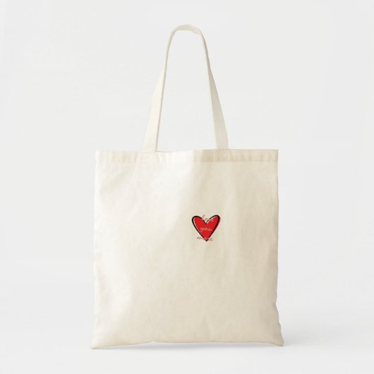 Love You More Creative Minimal Style  Tote Bag (Voorkant)
