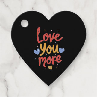 Love You More Expressive Art Bedankjes Labels