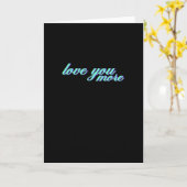 Love You More Expressive Art Kaart (Gele Bloem)