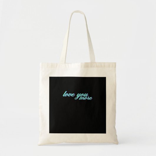 Love You More Expressive Art Tote Bag (Voorkant)