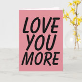 LOVE YOU MORE KAARTEN (Gele Bloem)