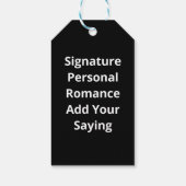 Love You More Signature Design  Cadeaulabel (Achterkant)