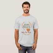Love You More Than Coffee Slogan T-Shirt  (Devant entier)