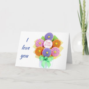 LOVE YOU ***MORE THAN COOKIES*** VERJAARDAG KAART