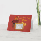 Love You Mother's Day mignon Carte photo ours (Devant)