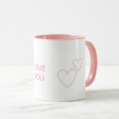 Love You - Mug (Devant droit)