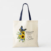 Love You Mummy Personalized Floral Tote Bag (Dos)