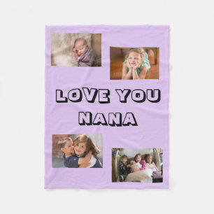 Love You Nana Fleece Deken