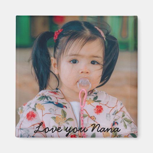 Love You Nana Photo Magnet (Devant)