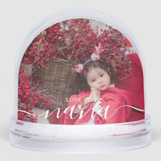 Love You Nana Simple Script Modern 2 Photo (Avant)