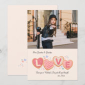Love You Photo Card (Voorkant / Achterkant)