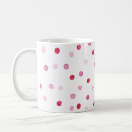 LOVE YOU Pink Polka Dots Sweet Valentijn Special Koffiemok