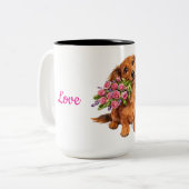 Love You Pup Mug (Devant gauche)