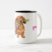 Love You Pup Mug (Devant droit)