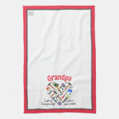 Love You Reminder Keuken Handdoek - Gereedschap (R (Verticaal)