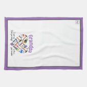 Love You Rinder Serviette de cuisine - Outils (vio (Horizontal)