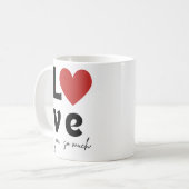 “Love You So Much” Romantic Mug Koffiemok (Voorkant links)