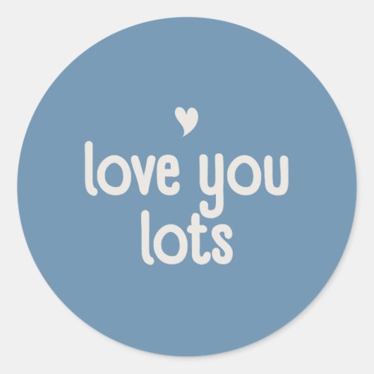 Love You Sticker - Bloom & Stick (Voorkant)