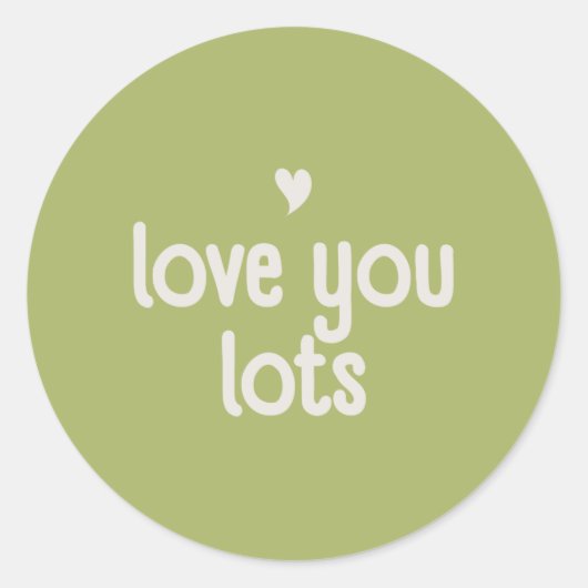 Love You Sticker - Bloom & Stick (Voorkant)