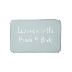 Love You to the Beach en Back Zee Salt Badmat