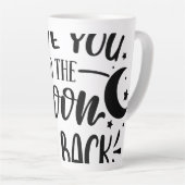 Love You to the Moon and Back" Ceramic Mug – Roman (Angle droit)